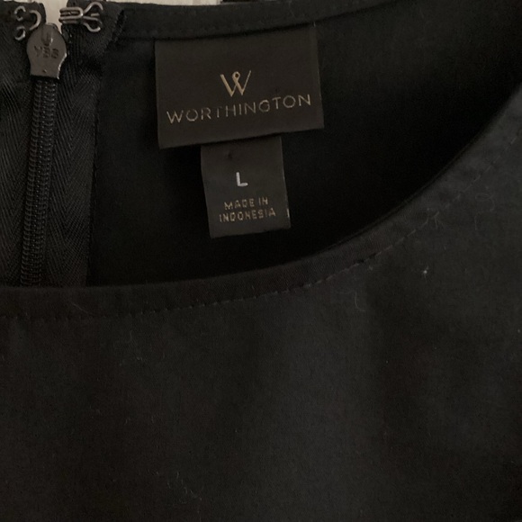 Worthington peplum top size L - Picture 4 of 7